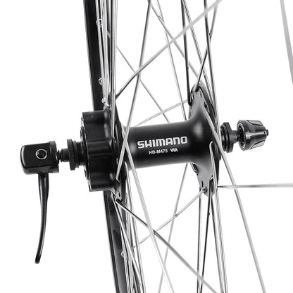 Roue avant VTC 700 M260 renforcée Shimano M475 disque-patin
