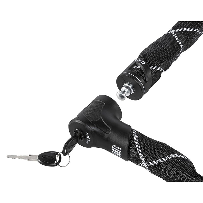 Antivol chaîne à clé Abus Iven Chain 8210 Ø 8 mm 85 cm serrure intégrée – vue 5