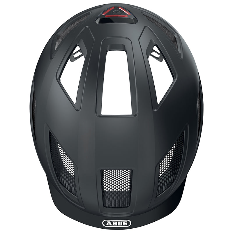 Casque urbain Abus Hyban 2.0 éclairage intégré – Velours noir L (56-61)