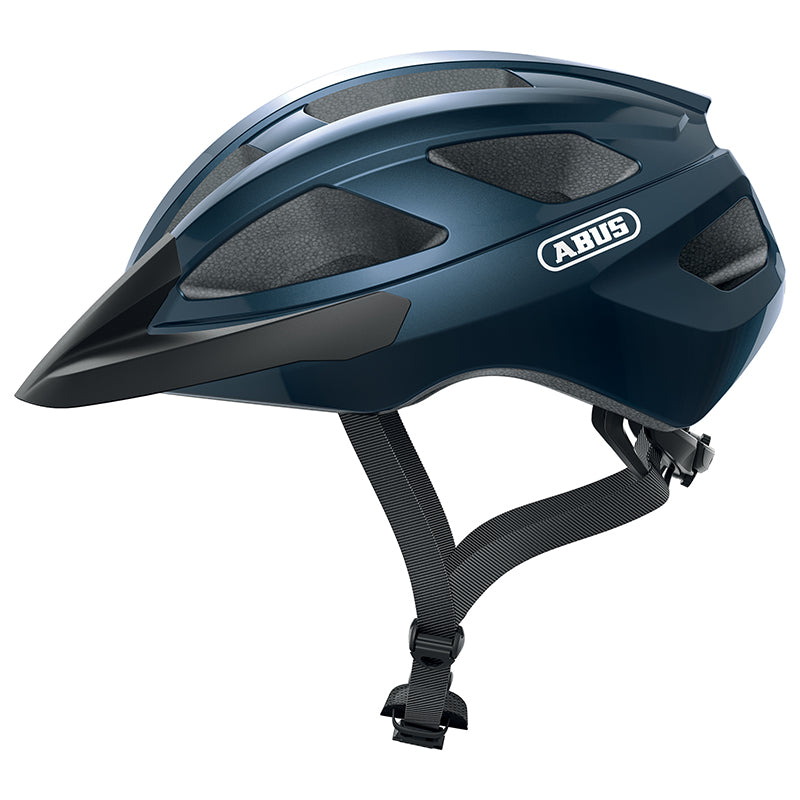 Casque Abus Macator réglage molette – Bleu nuit S (51-55)