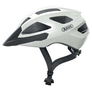 Casque Abus Macator réglage molette – Blanc perle M (52-58)