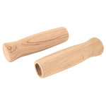 Poignées city Newton mousse EVA couleur bois 127 mm (paire)