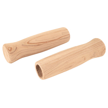 Poignées city Newton mousse EVA couleur bois 127 mm (paire)