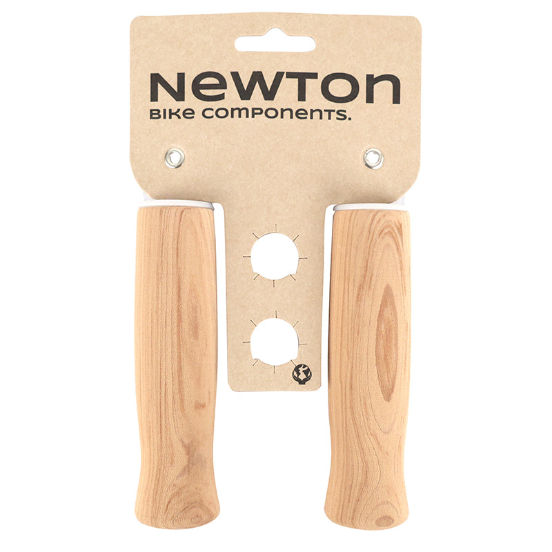 Poignées city Newton mousse EVA couleur bois 127 mm (paire) – vue 2