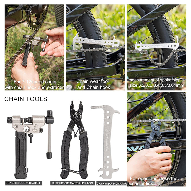 Coffret d'entretien vélo Newton – 7 outils – vue 3