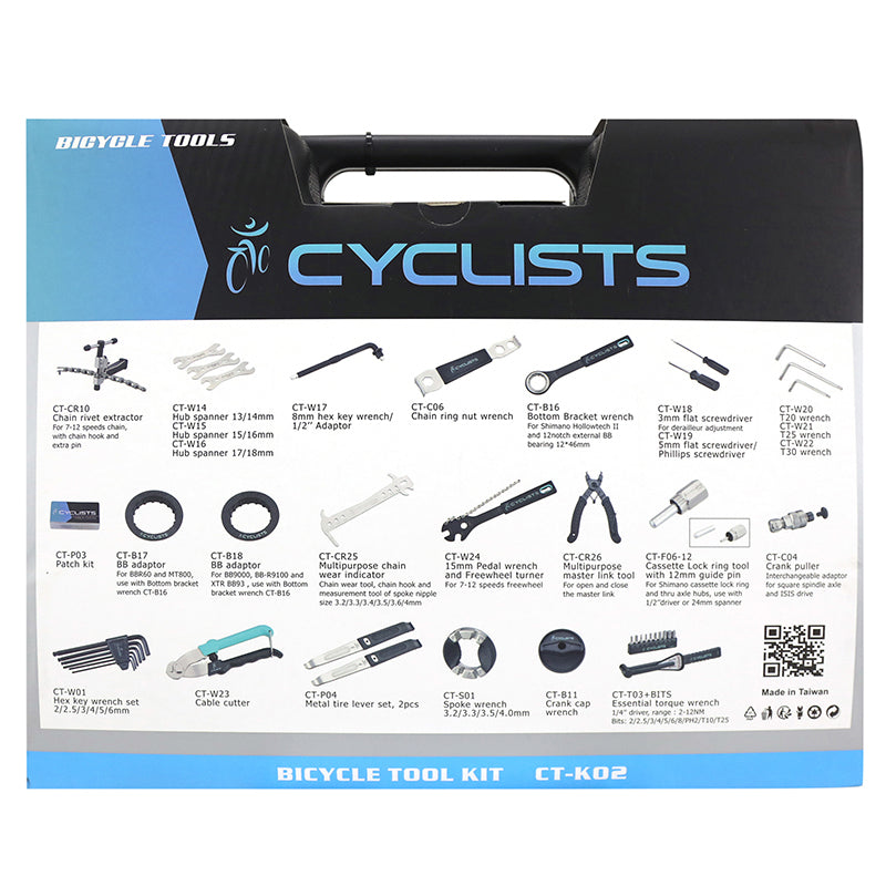 Mallette d'outils vélo Cyclists – 22 outils – vue 2