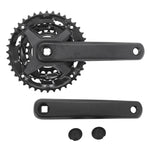 Pédalier VTT P2R 9 vitesses alu noir 170 mm 40-30-22