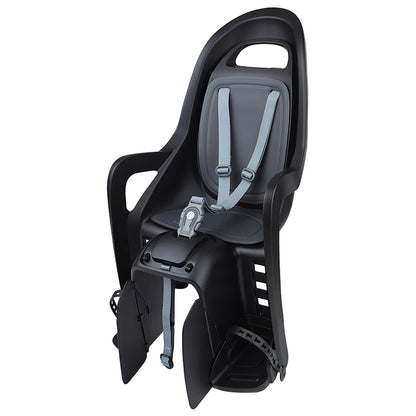 Siège enfant arrière Polisport Groovy sur porte-bagages fixation AVS+ noir 9-22 kg