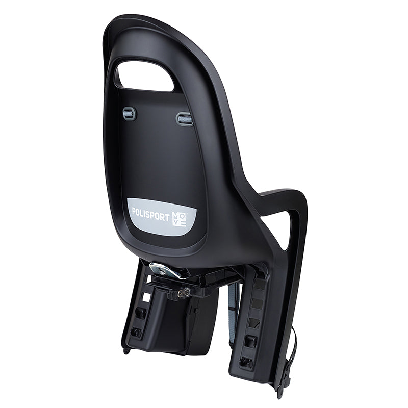 Siège enfant arrière Polisport Groovy sur porte-bagages fixation AVS+ noir 9-22 kg – vue 4