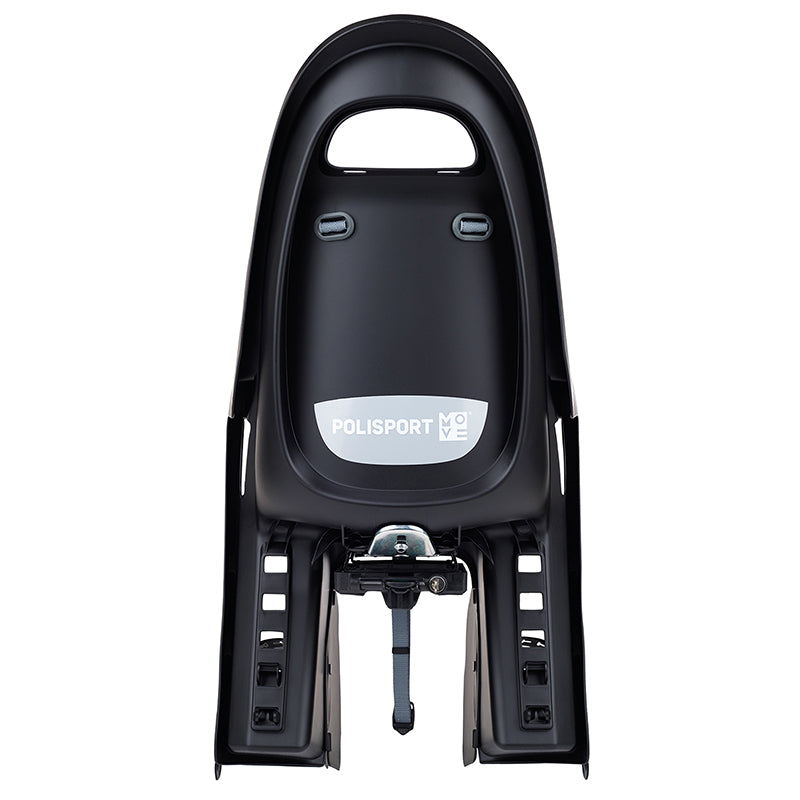 Siège enfant arrière Polisport Groovy sur porte-bagages fixation AVS+ noir 9-22 kg – vue 5