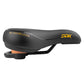 Selle city Newton Metropolitan à élastomères noire 258 x 217 mm avec poignée – vue 5