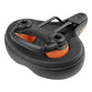 Selle city Newton Metropolitan à élastomères noire 258 x 217 mm avec poignée – vue 6