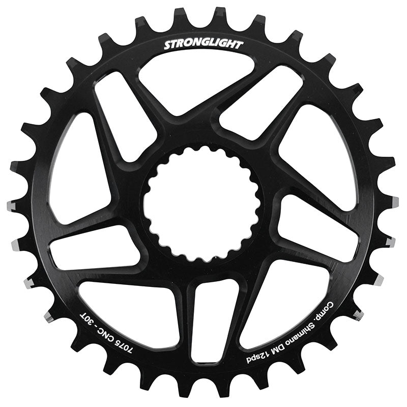 Plateau VTT Stronglight Direct Mount pour Shimano Deore-SLX-XT mono 12 v déport 3 mm – 30 dents