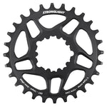 Plateau VTT Stronglight Direct Mount pour SRAM SX-NX-GX mono noir 12 v déport 3 mm – 28 dents