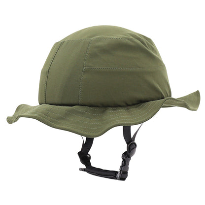 Casque urbain CP01 avec chapeau textile vert M-L