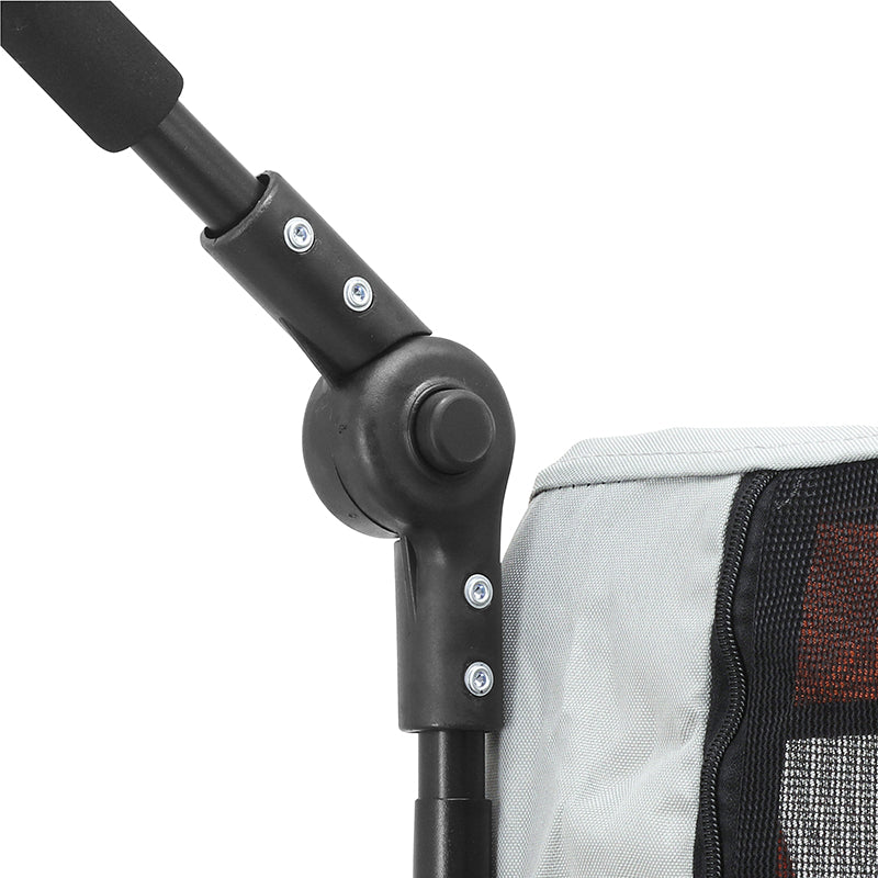 Remorque utilitaire orange-gris fond rigide – 40 kg – vue 13