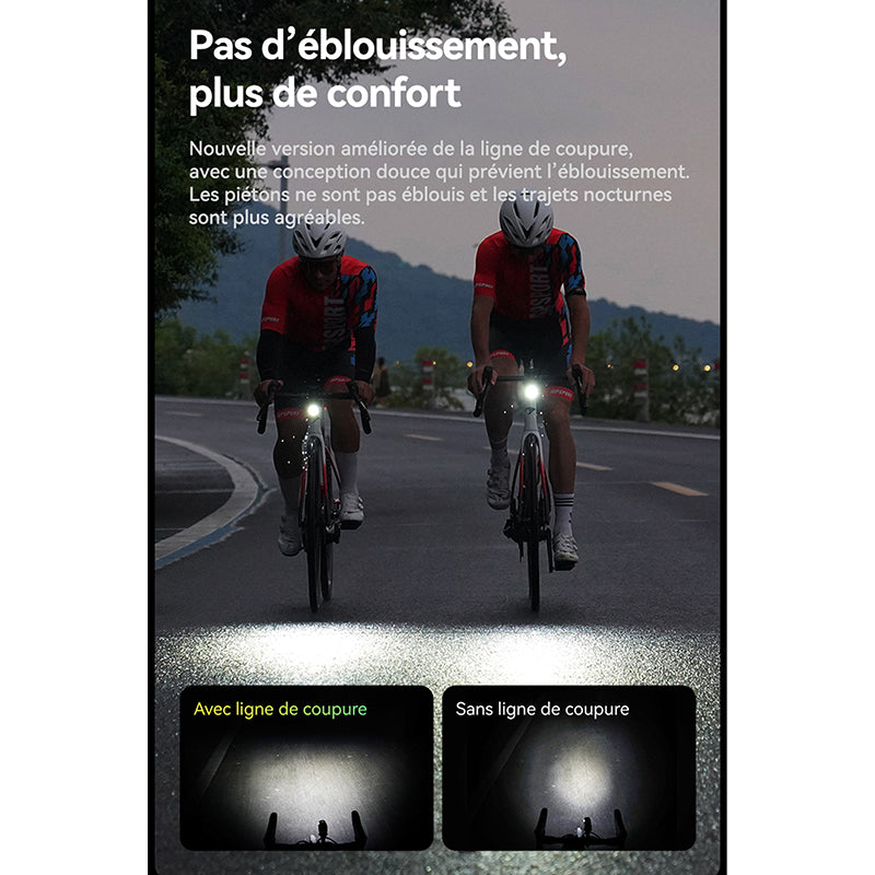 Éclairage avant intelligent iGPSport VS500 – vue 21