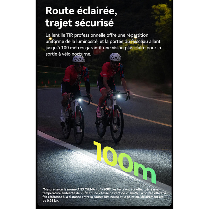 Éclairage avant intelligent iGPSport VS500 – vue 24