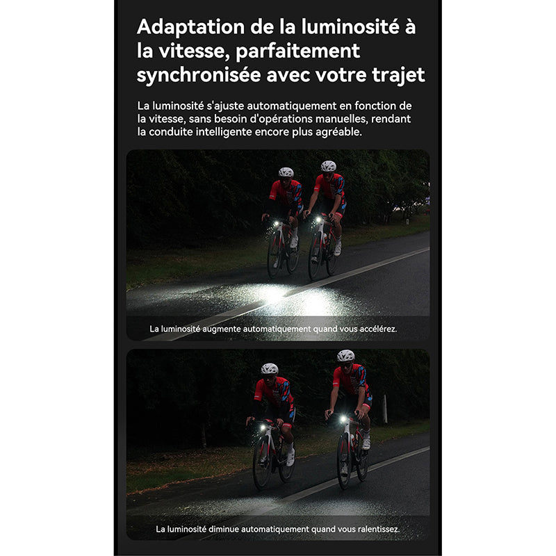 Éclairage avant intelligent iGPSport VS500 – vue 34