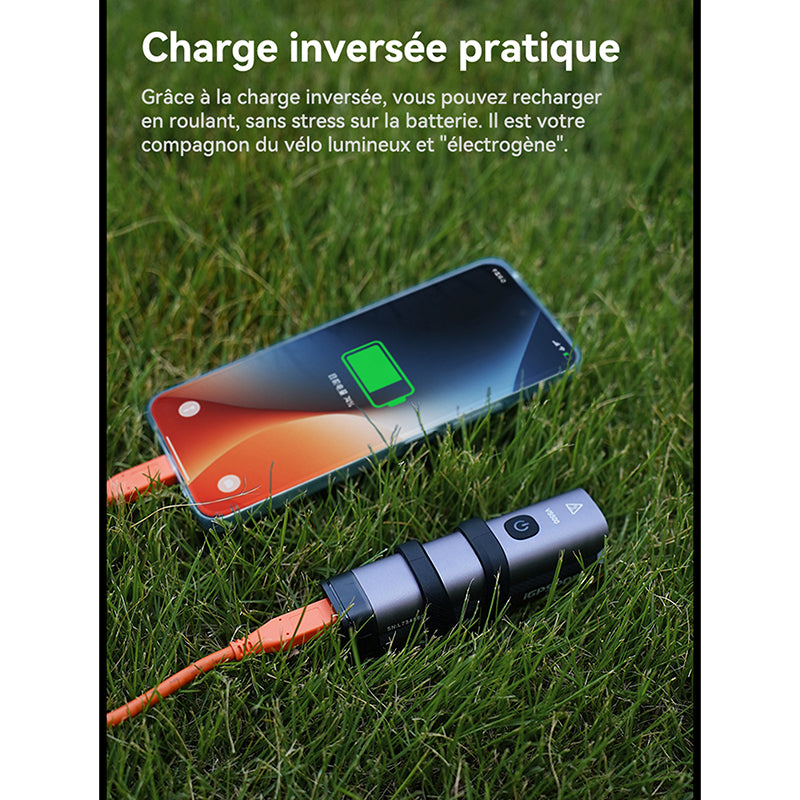 Éclairage avant intelligent iGPSport VS500 – vue 8