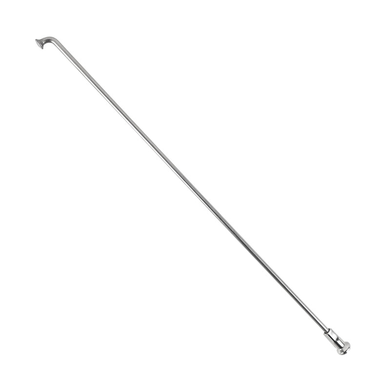 Rayon Sapim inox argent 2,6 mm tête coudée avec écrou – 205 mm