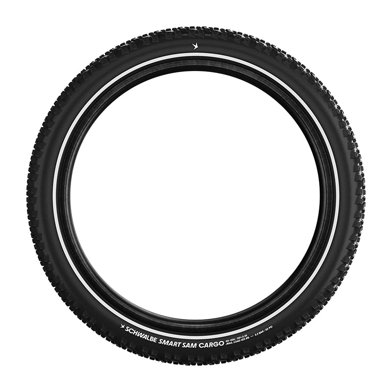 Pneu cargo Schwalbe Smart Sam noir tringle rigide – 24 x 2,35 (60-507)