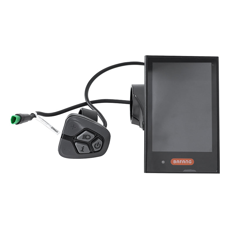 Écran avec unité de commande VAE Bafang dp C18 canbus pour moteur central noir – vue 2