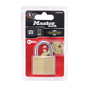 Cadenas à clé Masterlock laiton 40 mm anse 22 mm – vue 2
