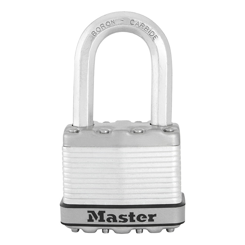 Cadenas à clé Masterlock Excell acier anse octogonale