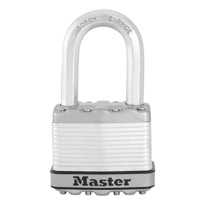 Cadenas à clé Masterlock Excell acier anse octogonale