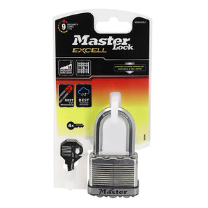 Cadenas à clé Masterlock Excell acier anse octogonale – vue 2