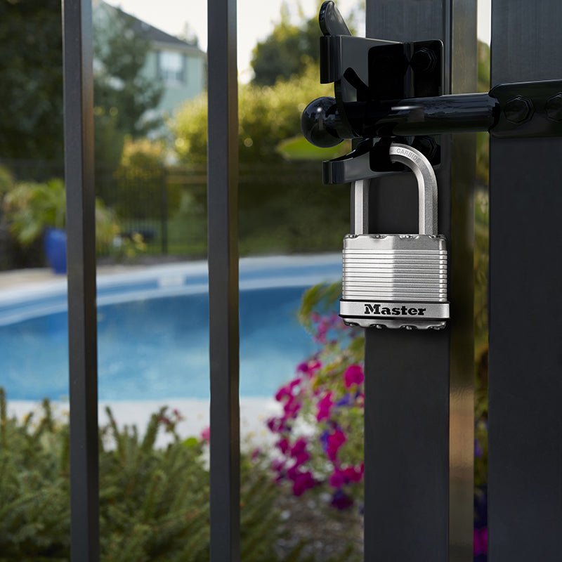Cadenas à clé Masterlock Excell acier anse octogonale – vue 4
