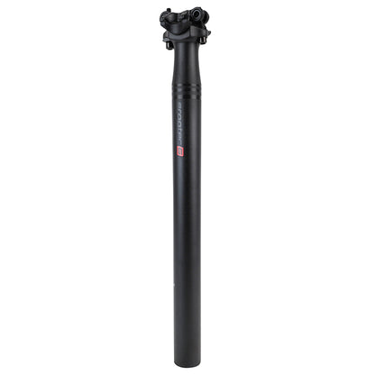 Tige de selle Ergotec Skalar alu noir Ø 34,9 mm 400 mm sans recul
