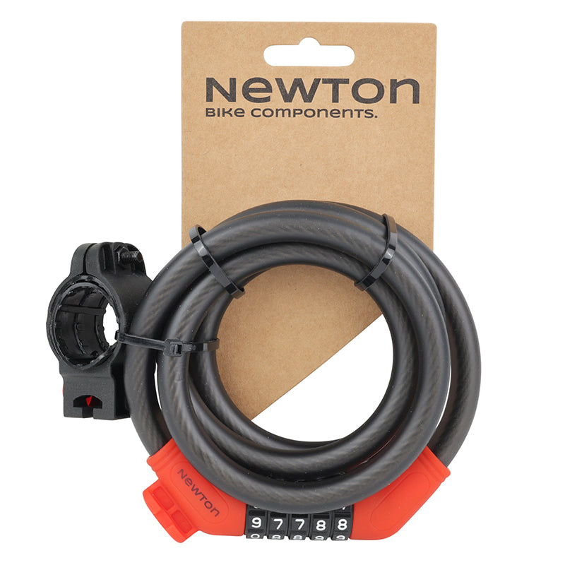 Antivol spirale à code Newton Ø 12 mm 1,50 m noir-rouge – niveau 3 – vue 4