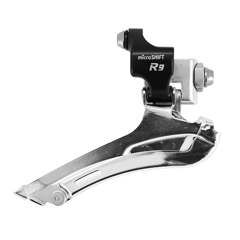 Dérailleur avant route Microshift à braser tirage bas compatible Shimano – 9 vitesses double