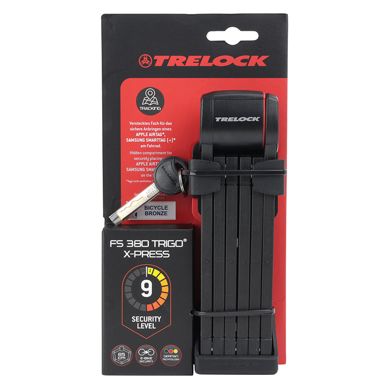 Antivol pliant à clé Trelock FS380 Trigo X-Press 85 cm noir – vue 7