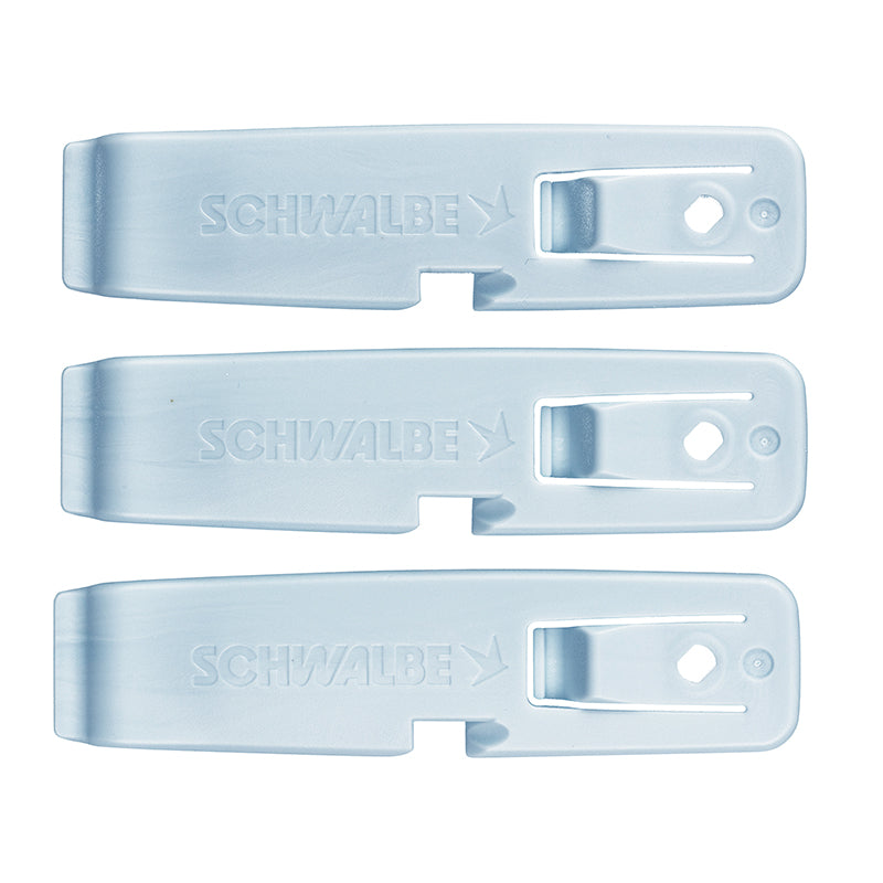 Démonte-pneus Schwalbe bleus à clipser (blister de 3) – vue 2