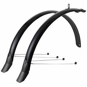 Garde-boue city-VTC 28" Eurofender Lampo 58 mm (paire) – Noir