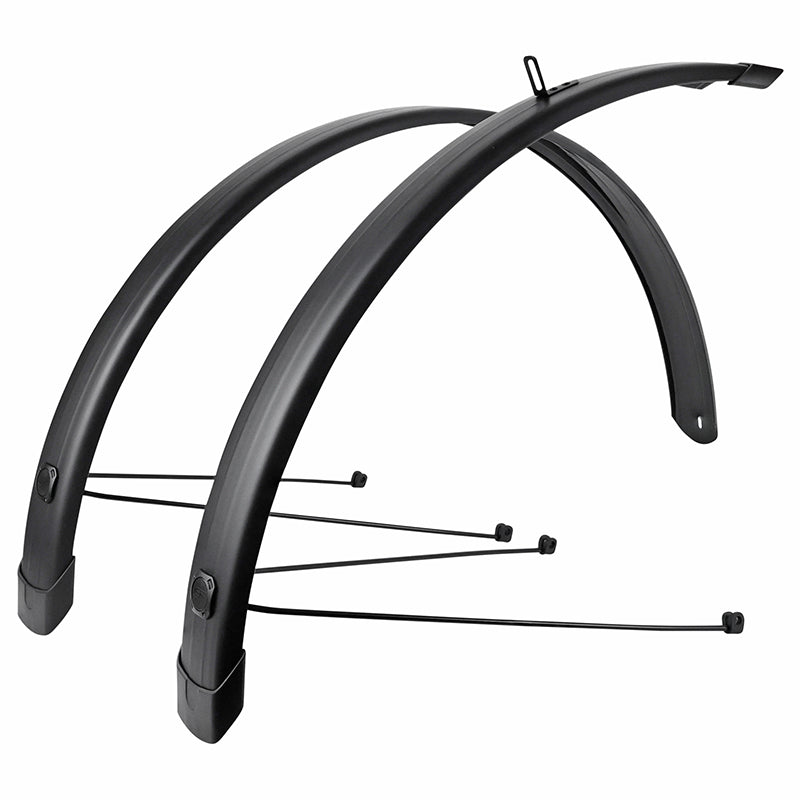 Garde-boue city-VTC 28" Eurofender Tempo Square 58 mm noir mat (paire)