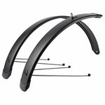 Garde-boue city-VTC 28" Eurofender Tempo Square 72 mm noir mat (paire)