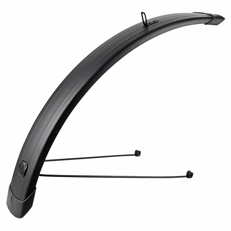 Garde-boue city-VTC 28" Eurofender Tempo Square 72 mm noir mat (paire) – vue 2