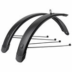 Garde-boue 20" Eurofender Tempo Square 72 mm noir mat (paire)