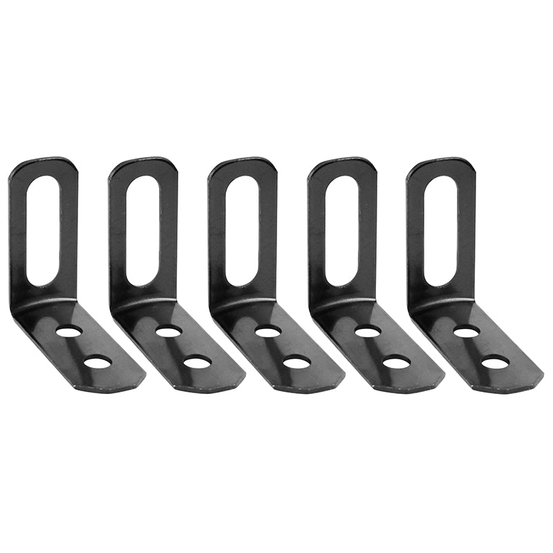 Équerres inox Eurofender 27 mm noires (lot de 5)