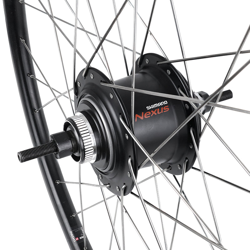 Roue arrière city 26" moyeu Nexus 7 vitesses disque Centerlock – vue 2