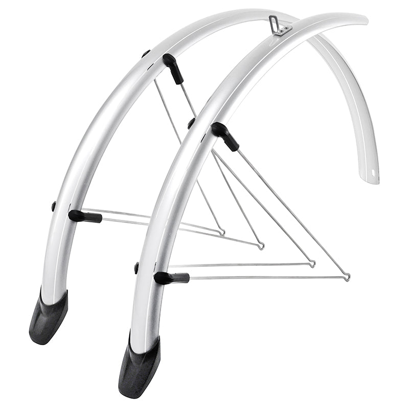 Garde-boue city-VTC 28" Eurofender Rapido 46 mm (paire) – Argent