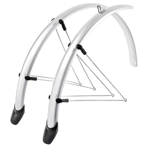 Garde-boue city-VTC 28" Eurofender Rapido 46 mm (paire) – Argent