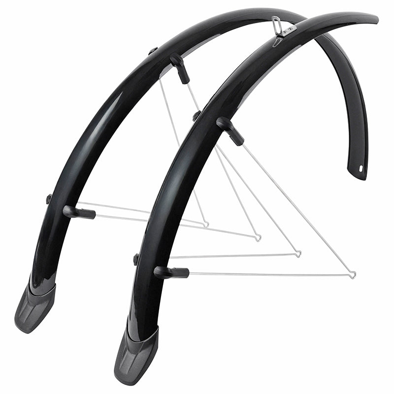Garde-boue city-VTC 28" Eurofender Rapido 46 mm (paire) – Noir