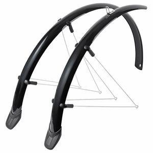 Garde-boue city-VTC 28" Eurofender Rapido 46 mm (paire) – Noir