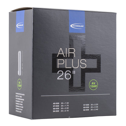 Chambre à air 26 x 1,50-2,40 Schwalbe Air Plus valve Schrader 40 mm (AV13AP)