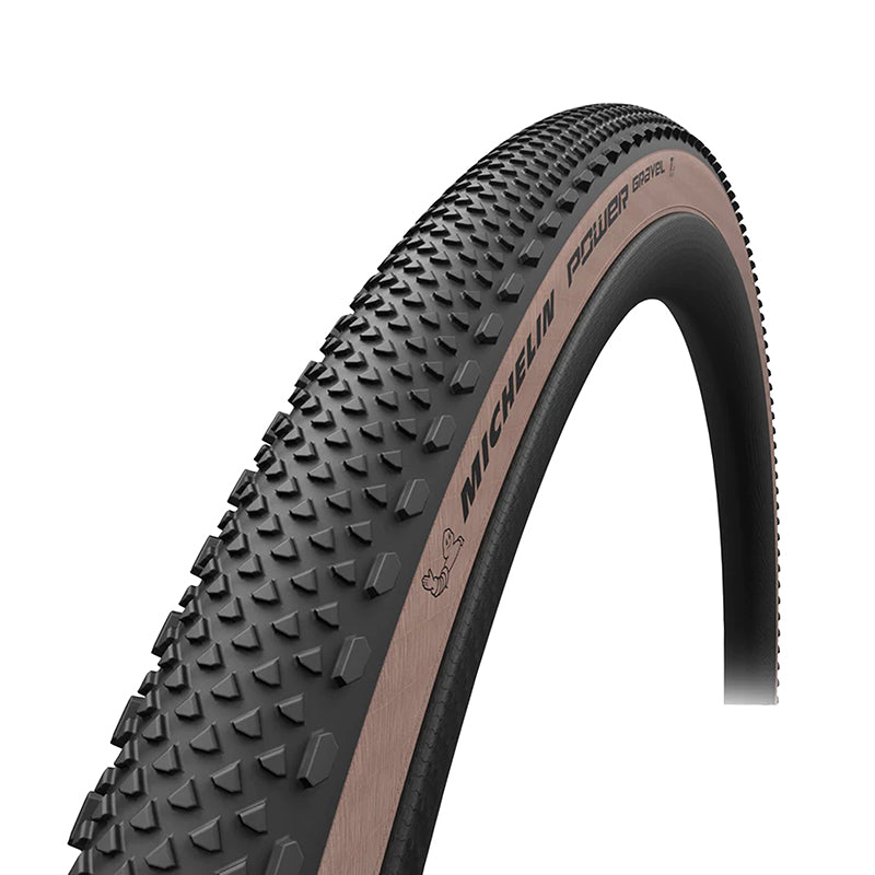 Pneu gravel Michelin Power Gravel noir-beige tringle souple tubeless ready – 700 x 57 (57-622)